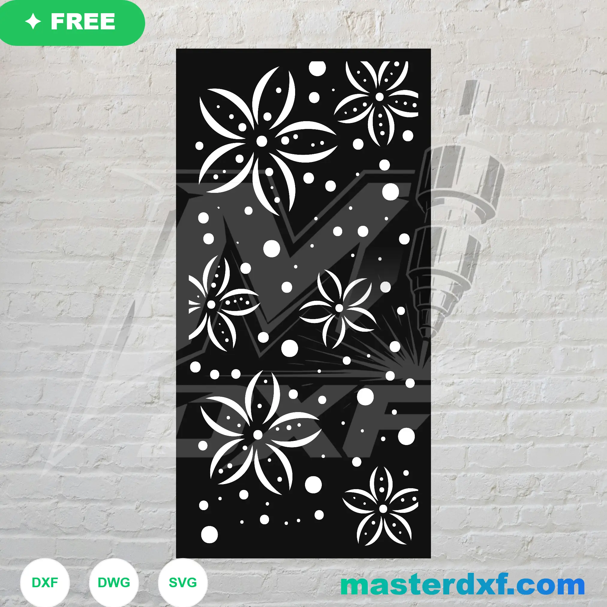 Abstract Interlocking Geometric Labyrinth Pattern DXF File